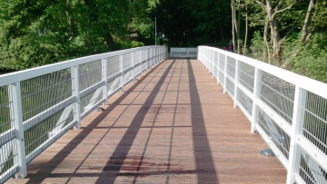 projekt image - Weiße Brücke in der Stadt Rendsburg